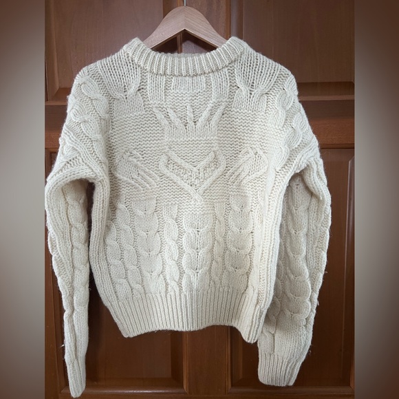 Vintage Irish wool sweater size small - Picture 4 of 4